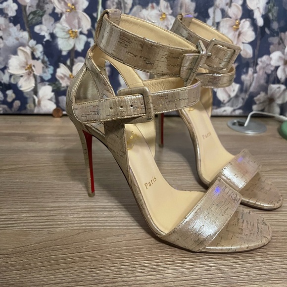 Christian Louboutin Shoes - CHRISTIAN LOUBOUTIN Liege Pepite Multipot 100 Sandals